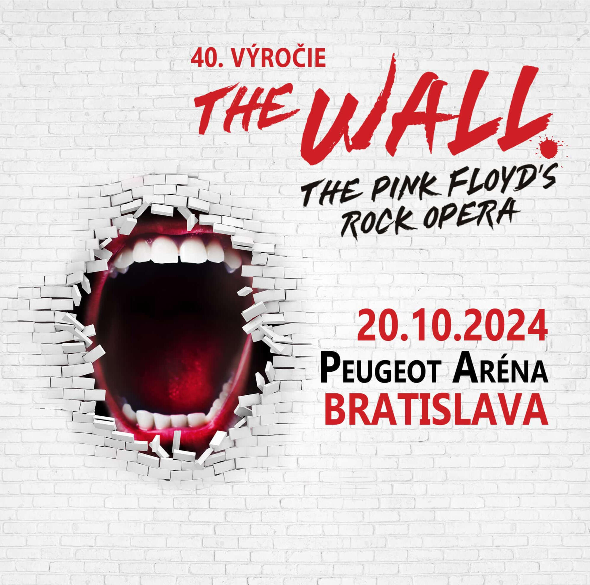 the wall rocková opera pink floyd bratislava a praha